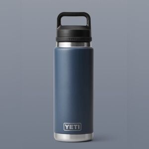 Yeti Navy Blue 26oz Water Bottle with Chug Cap
